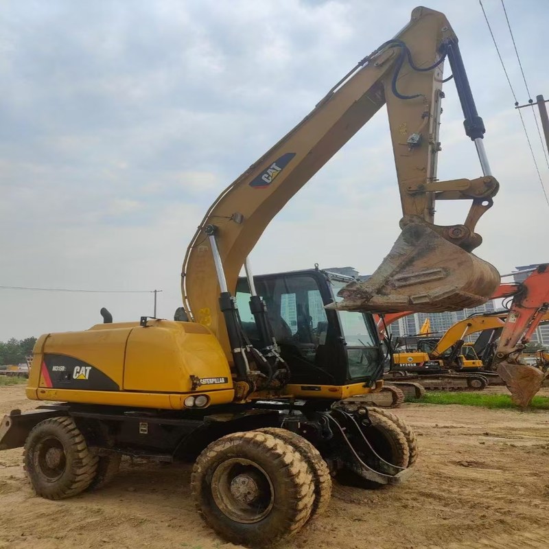 Secondhand Excavator Original Cat M315D Used 15ton Wheel Digger  with 0.61m3 bucket