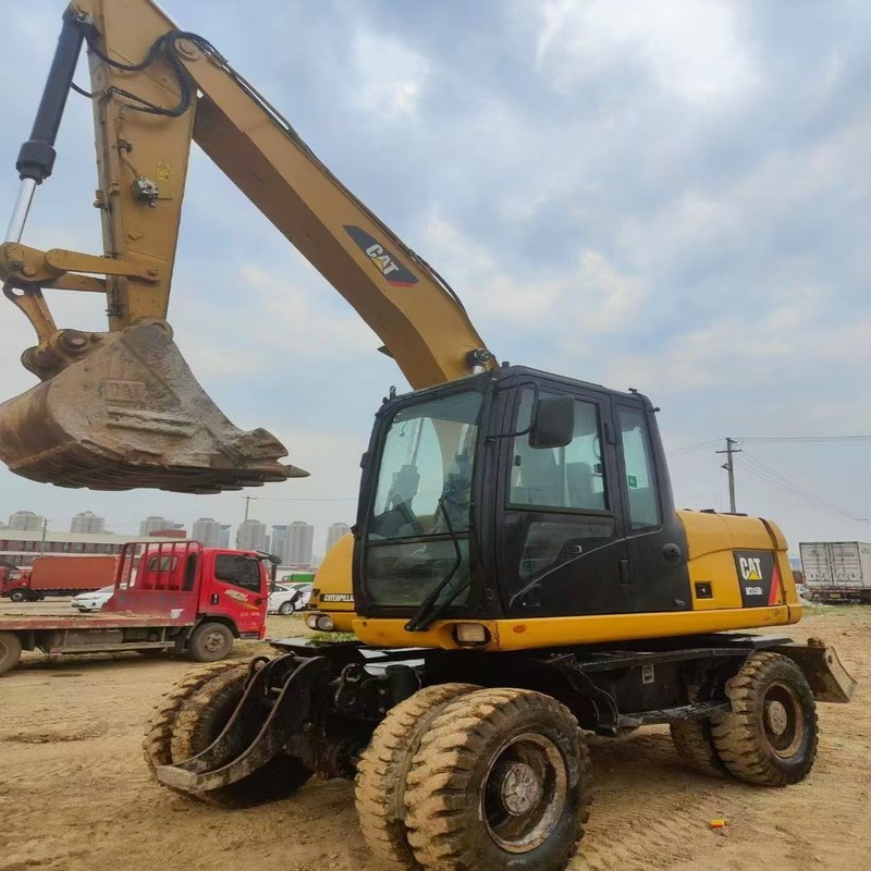 Secondhand Excavator Original Cat M315D Used 15ton Wheel Digger  with 0.61m3 bucket