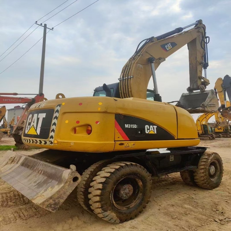 Secondhand Excavator Original Cat M315D Used 15ton Wheel Digger  with 0.61m3 bucket