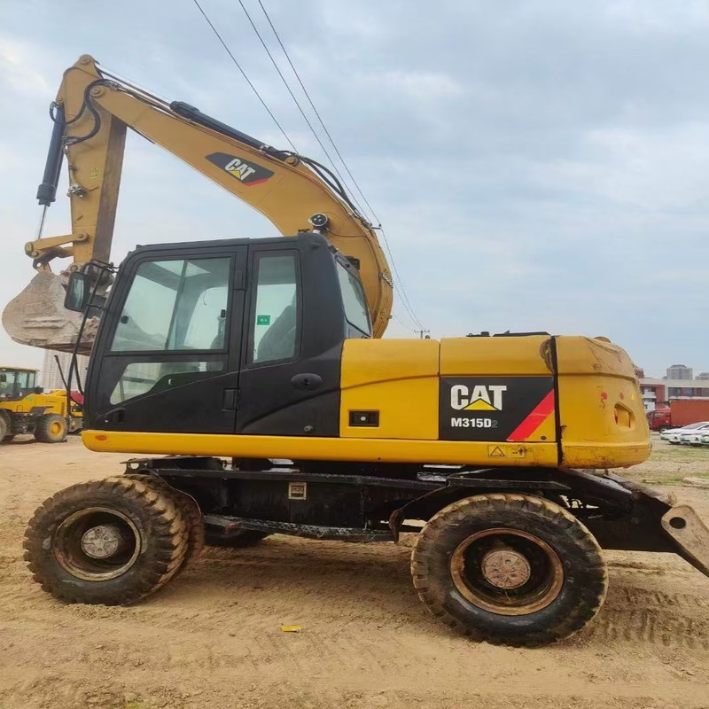 Secondhand Excavator Original Cat M315D Used 15ton Wheel Digger  with 0.61m3 bucket