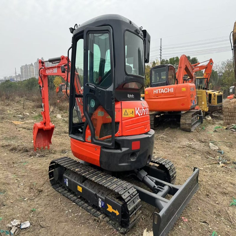 Secondhand Kubota Digger U35 Used 3.5ton Small Type Mini Crawler Excavator 18.5kw