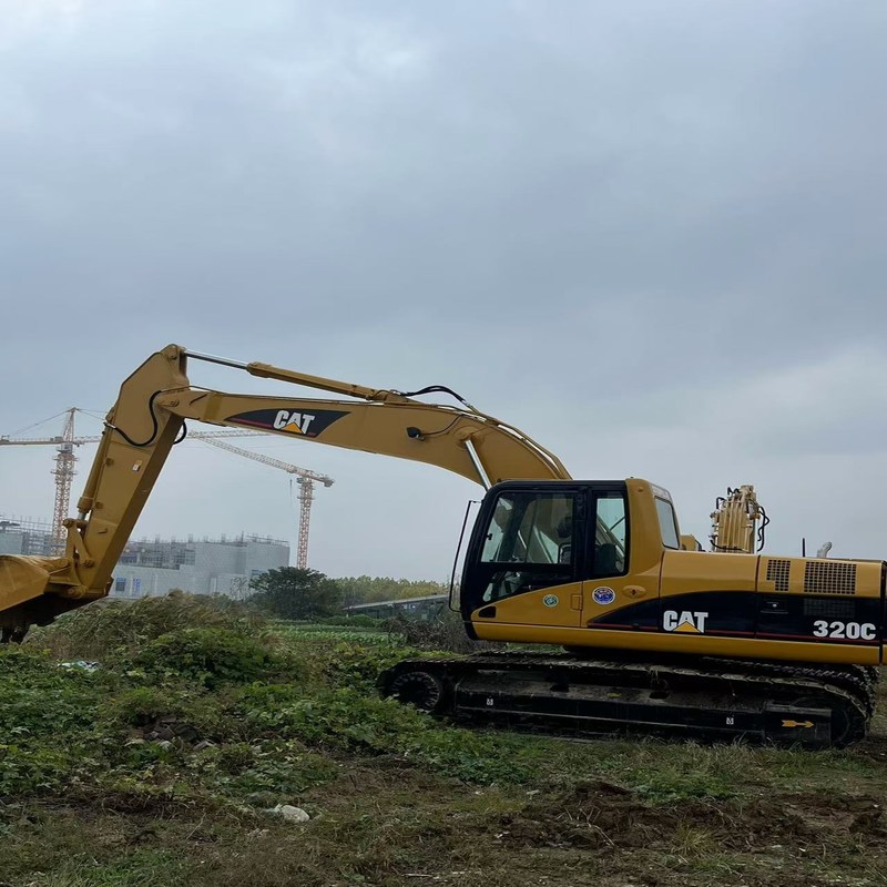 Used  Excavator CAT 320C Secondhand  20ton Crawler Digger 110kw with 0.8m3 bucket