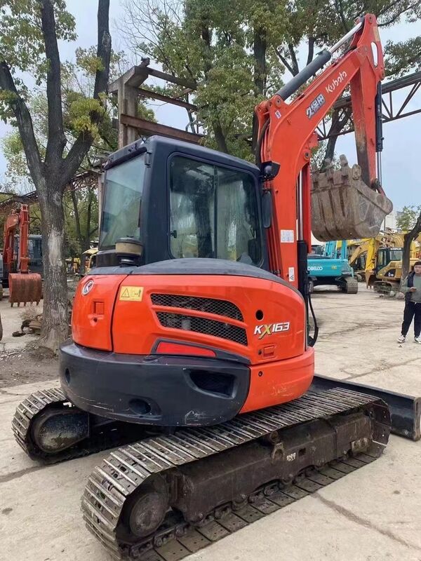 Used Kubota Digger  KX163  Secondhand 5.5ton Small Type Mini Crawler Excavator 35.5kw