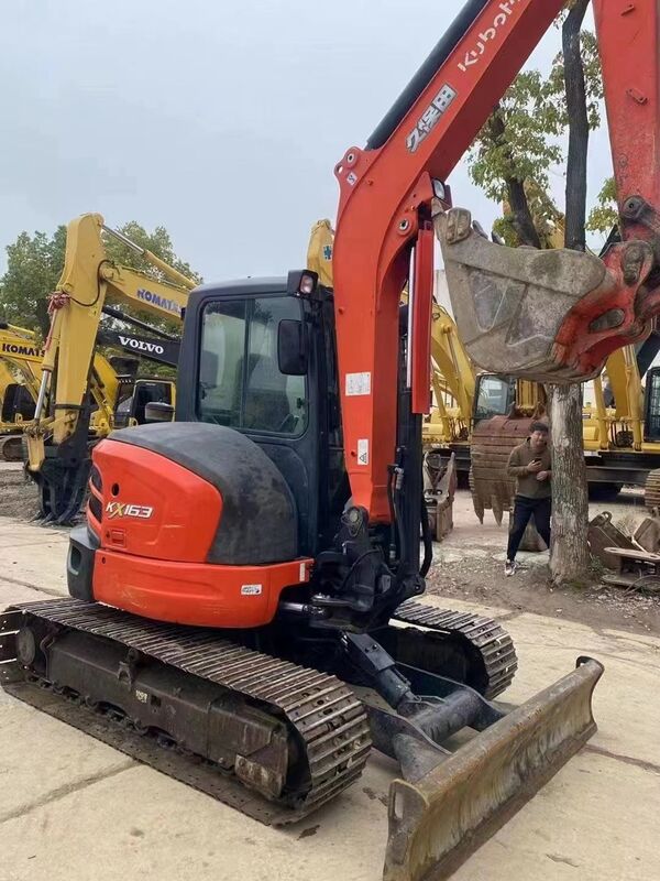 Used Kubota Digger  KX163  Secondhand 5.5ton Small Type Mini Crawler Excavator 35.5kw