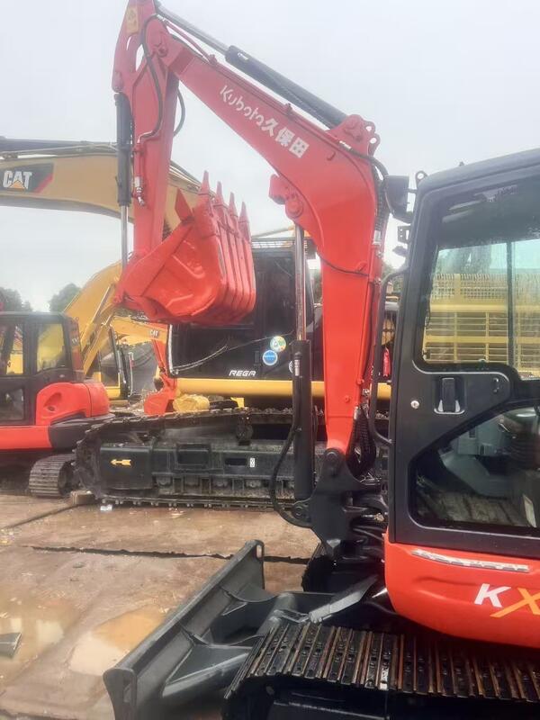 Used Kubota Digger  KX163  5.5ton Small Type Mini Crawler Excavator 35.5kw with 0.19m3 bucket
