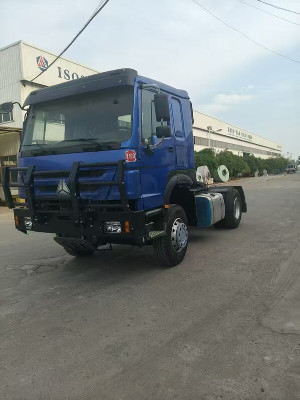 High Speed Diesel Used Tractor Truck 4*2 Sinotruk Howo 371hp 375hp manual diesel